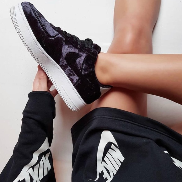 velvet air force 1 black